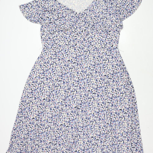 Ralph Lauren Women's Floral Dress, Size 14, Multicoloured