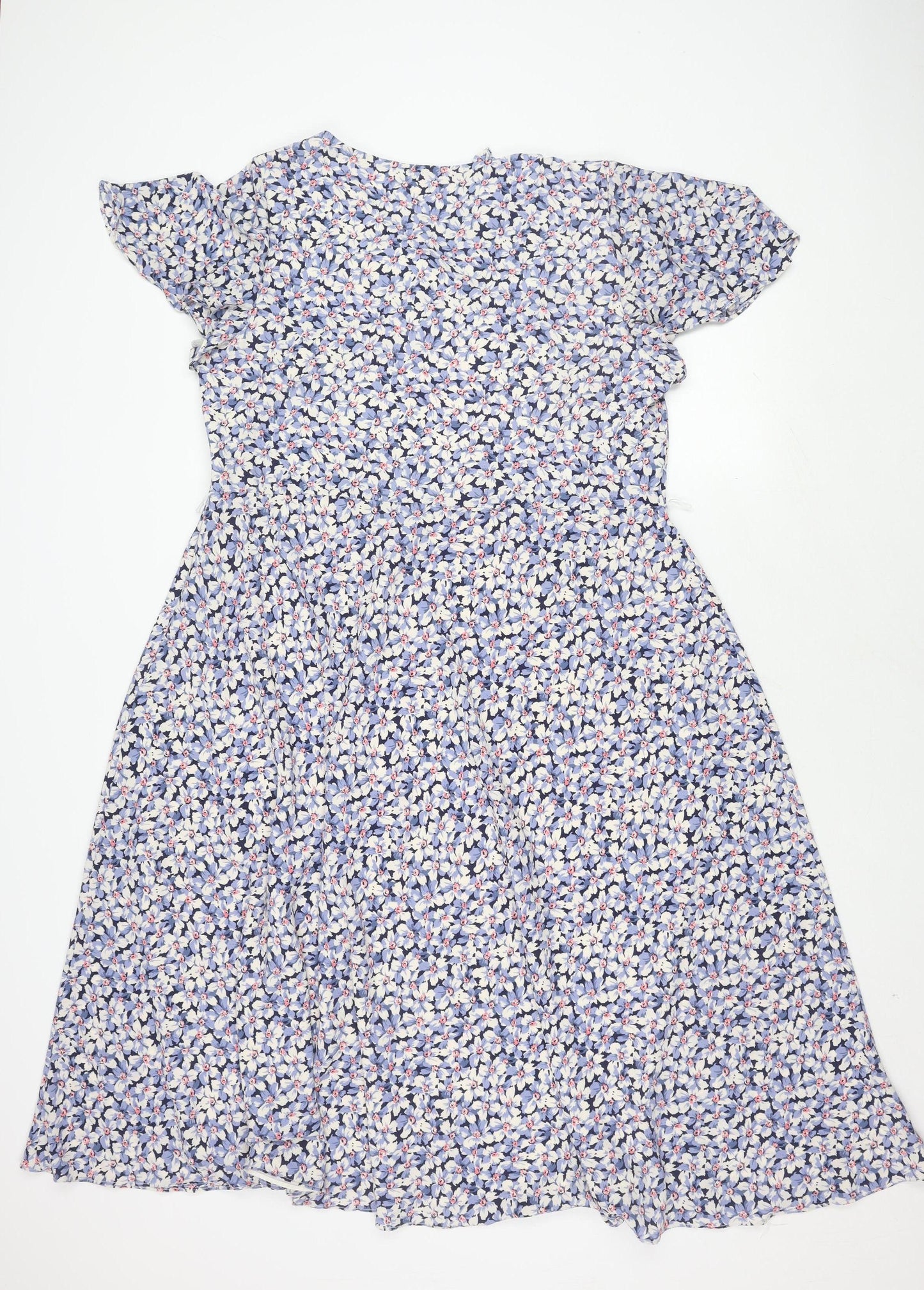 Ralph Lauren Women's Floral Dress, Size 14, Multicoloured