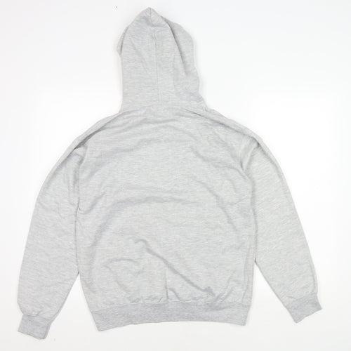 PrettyLittleThing Women's Grey Friends Pullover Hoodie Size S