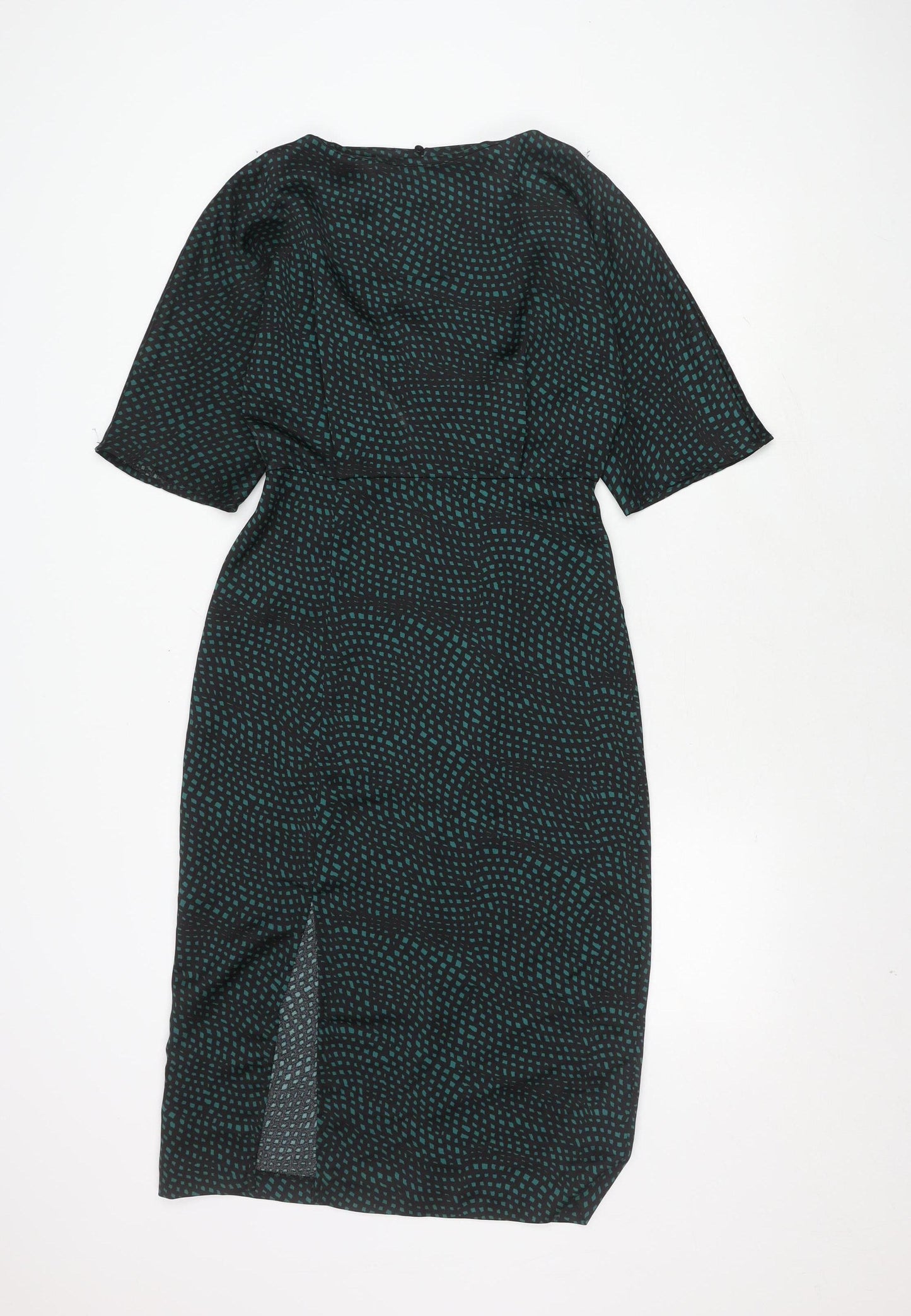 Warehouse Black Polyester Dress Size 6 Women's