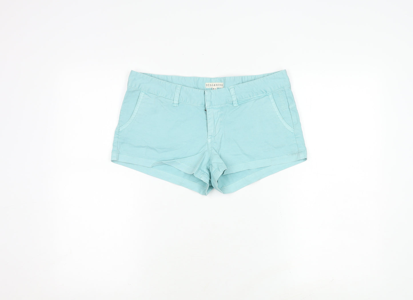 Billabong Women's Blue Shorts Size 10 Cotton Blend Summer