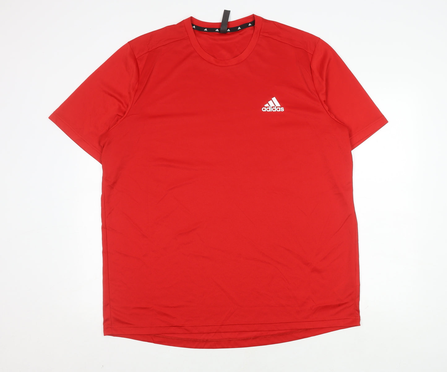 Adidas Men's Red XL Crew Neck T-Shirt