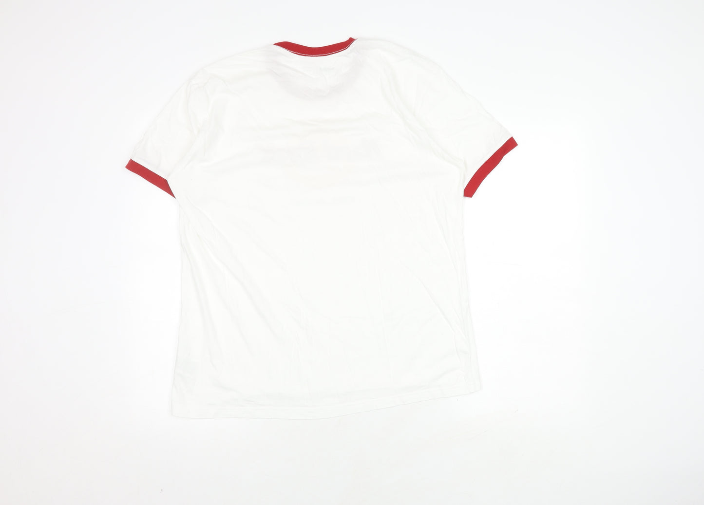 Hard Rock Cafe White Men's Medium Cotton T-Shirt