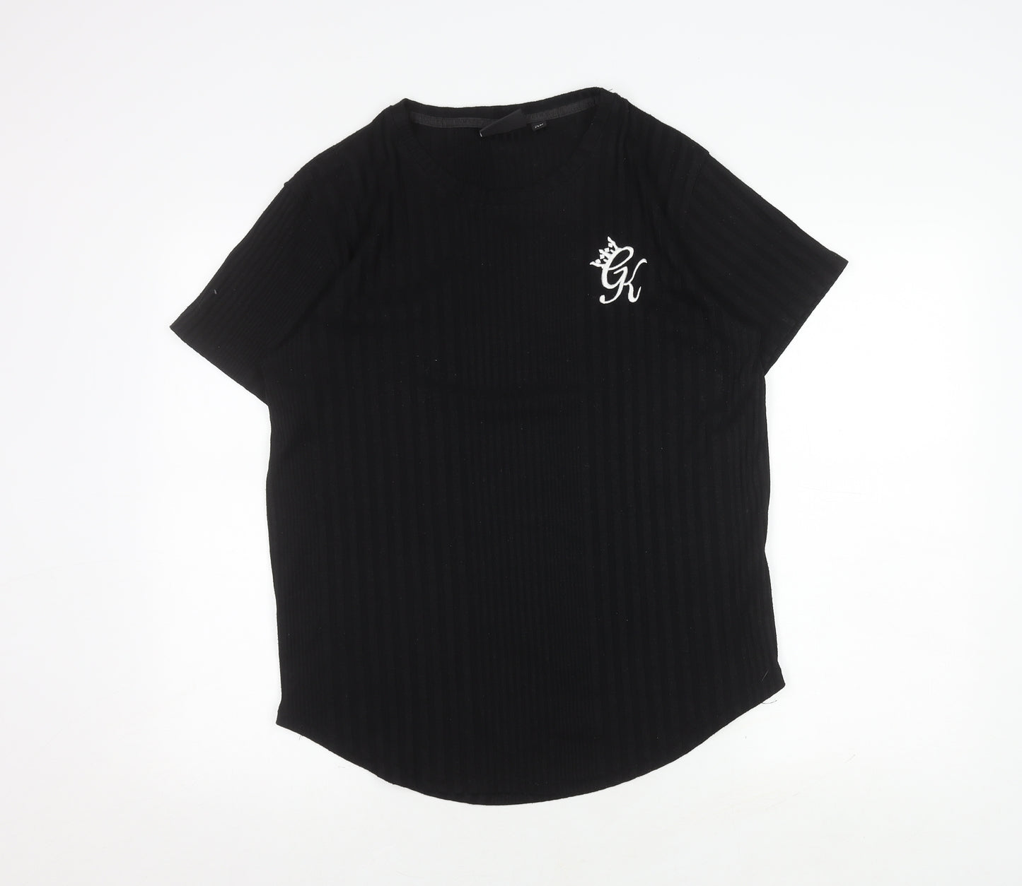 Gym King Men's Black XL Striped T-Shirt