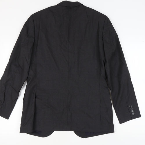 J. Crew Men's Black Wool Blazer - Size 40R