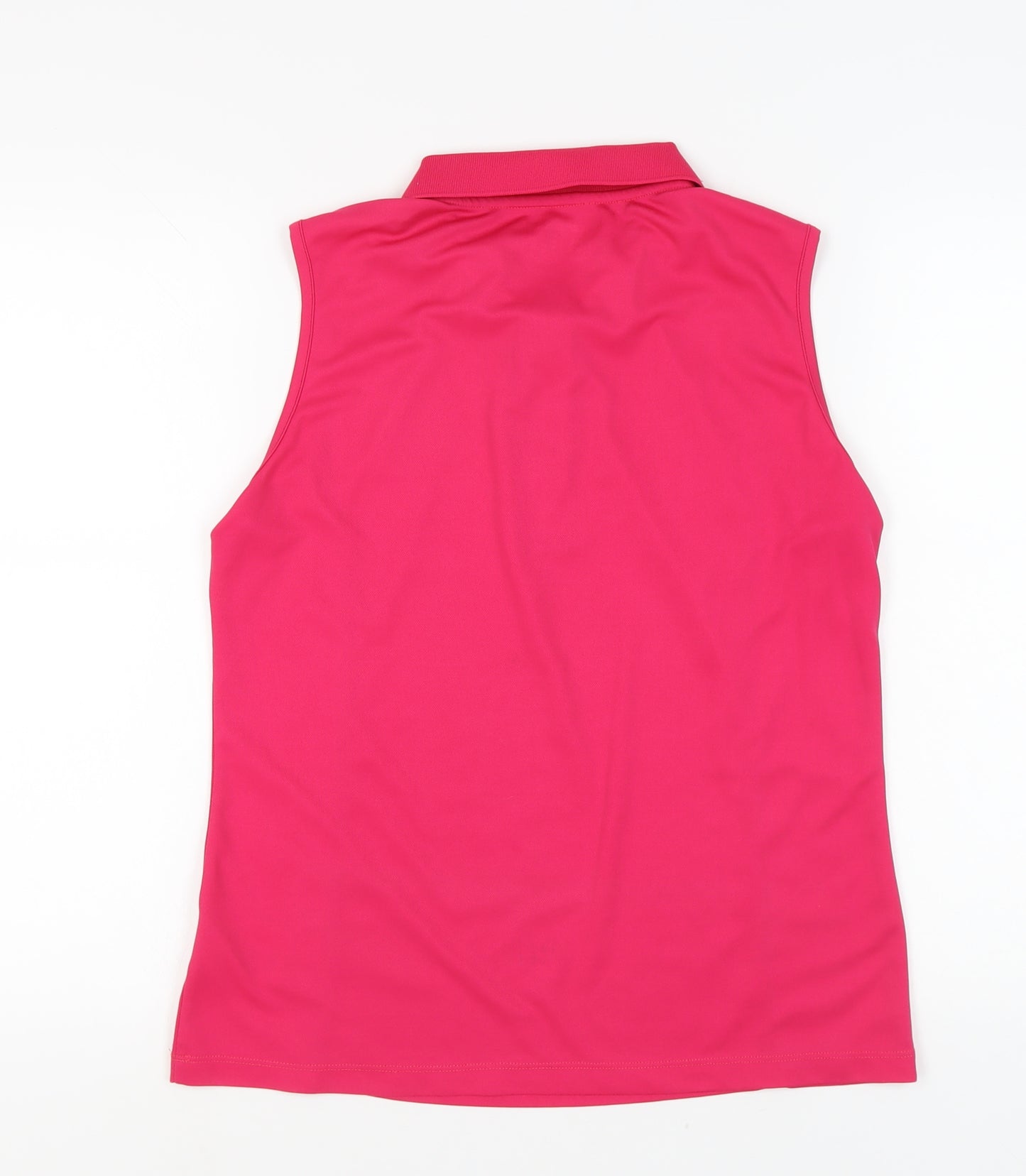Icepeak Women's Pink Sleeveless Polo Shirt Size 14
