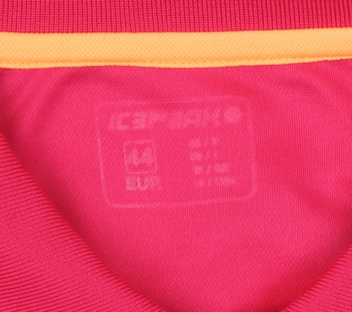 Icepeak Women's Pink Sleeveless Polo Shirt Size 14