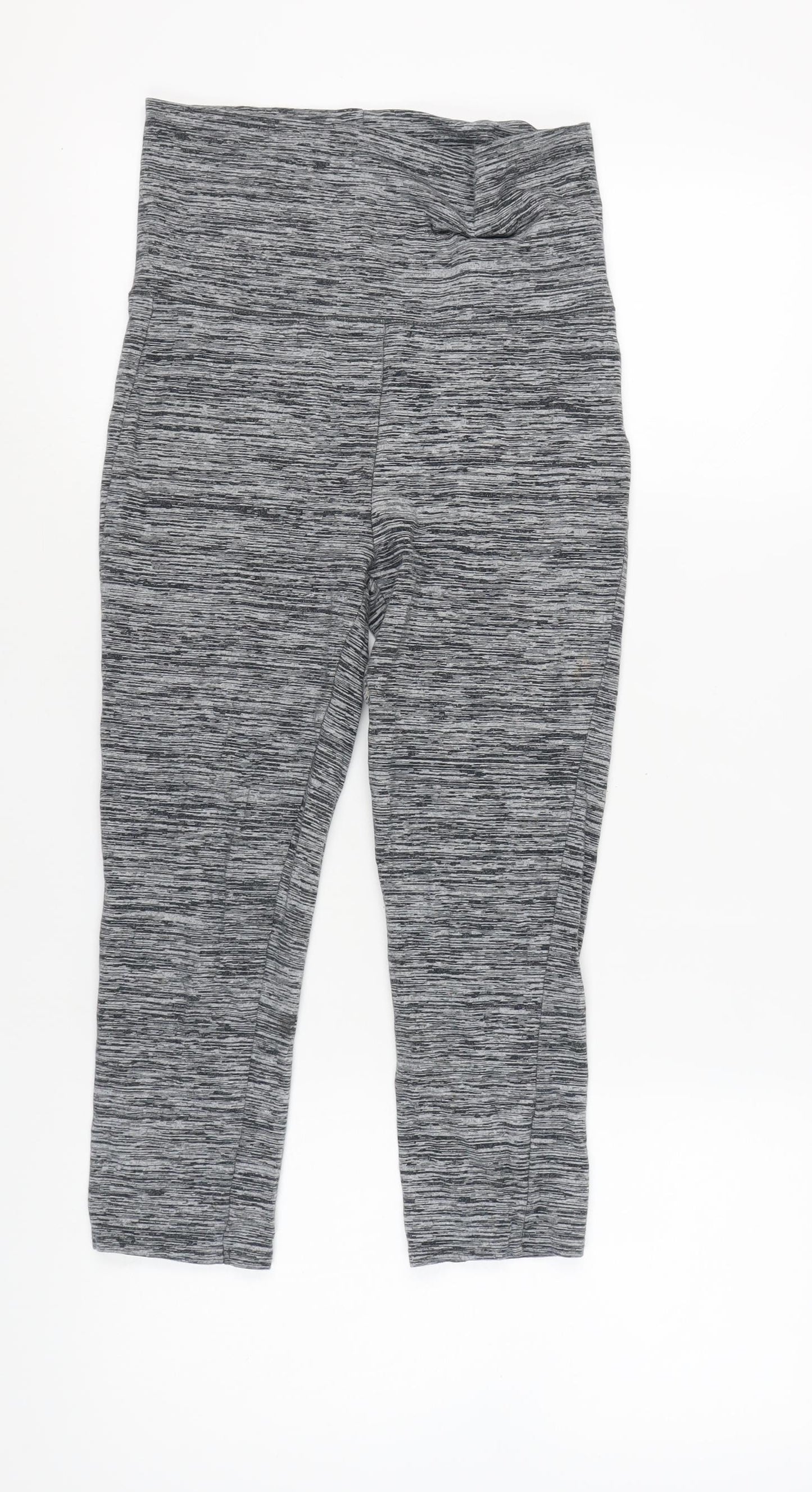 River Island Grey Leggings, Women Size 10, Cotton Blend