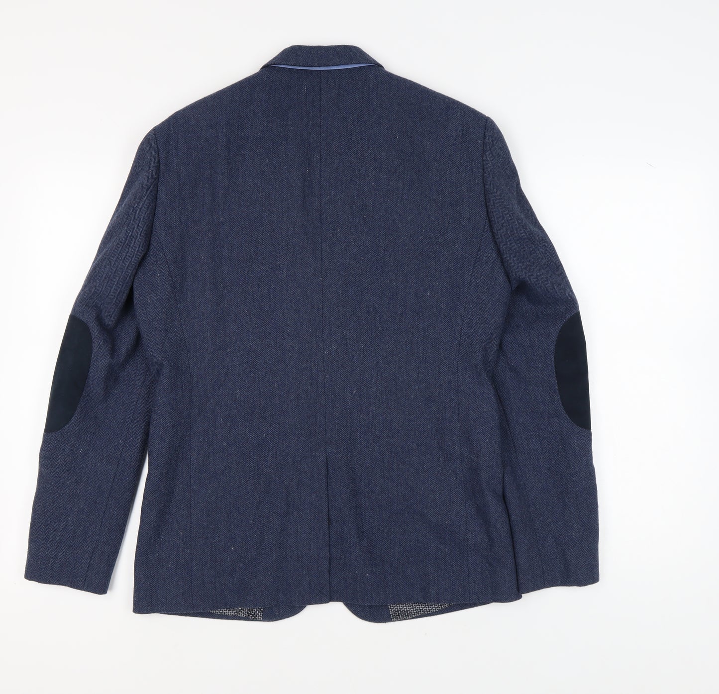 Jack & Jones Men's Blue Blazer Size UK 40 Notch Lapel