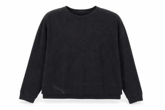 ALLSAINTS Unisex Black Cotton Pullover Sweatshirt Size M