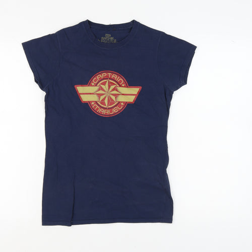 Marvel Women’s Blue Captain Marvel T-Shirt M