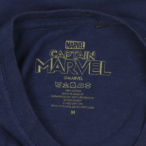 Marvel Women’s Blue Captain Marvel T-Shirt M