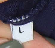 Jack & Jones Men’s Blue Logo T-Shirt, Size L, Crew Neck