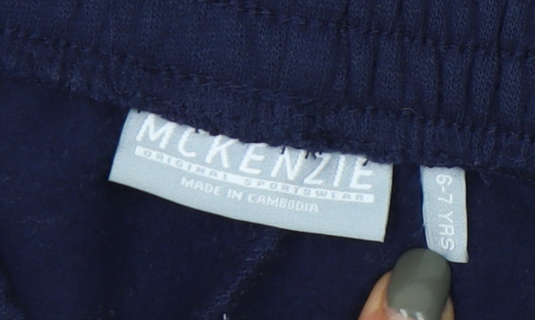 McKenzie Boys Blue Athletic Shorts 6-7 Years Gym Wear