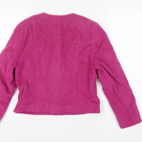 Viyella Women's Pink Regular Blazer UK 10, Five-Button