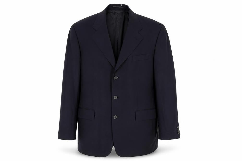 Front view of Pierre Cardin Men's Blue Blazer Jacket 42R