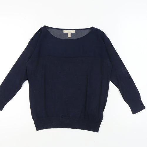 Banana Republic Women's Navy Blouse 2XS Petite