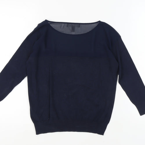 Banana Republic Women's Navy Blouse 2XS Petite