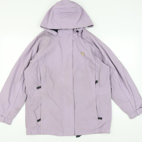 Trespass Women's Purple Anorak Jacket L Waterproof