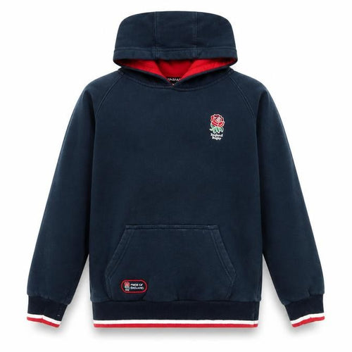 Pride of England Girls Blue Hoodie 9-10 Years, Rugby Sport Style