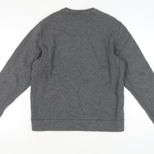 Armani Exchange Grey Unisex XS Sweatshirt, Casual Logo