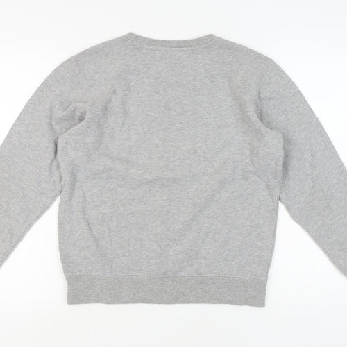 Champion Unisex Grey Crew Neck Sweatshirt L