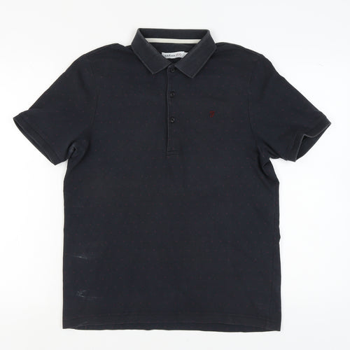 Farah Men's Black Polo M Short Sleeve Casual