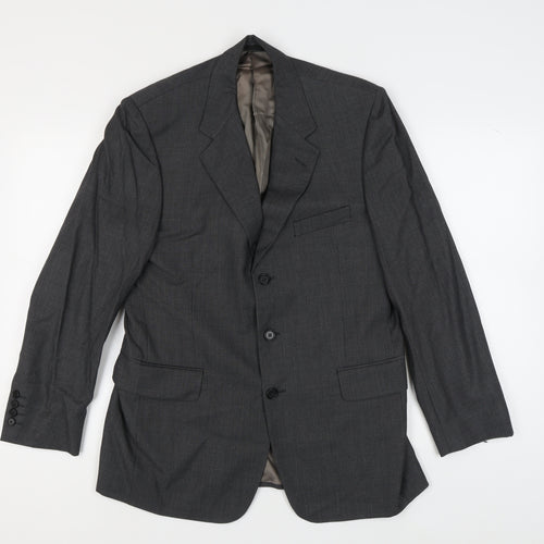 Austin Reed Men's Grey Wool Blazer, Size 40 Regular Fit