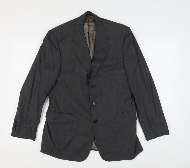Austin Reed Men's Grey Wool Blazer, Size 40 Regular Fit