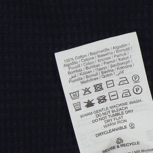 Jack & Jones Men's XL Red Waffle-Knit Pullover Jumper