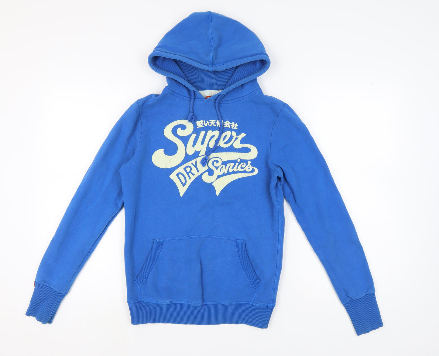 Superdry Men's Blue Pullover Hoodie Size S