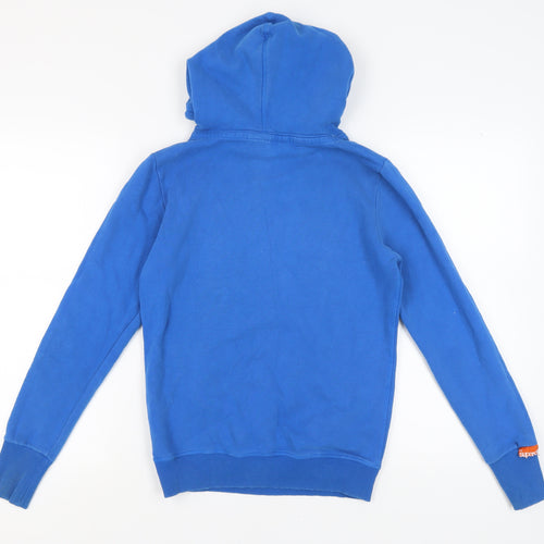 Superdry Men's Blue Pullover Hoodie Size S