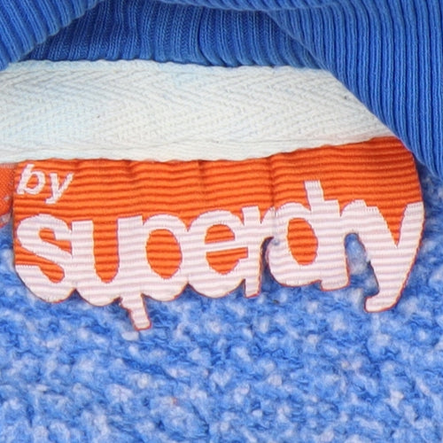 Superdry Men's Blue Pullover Hoodie Size S