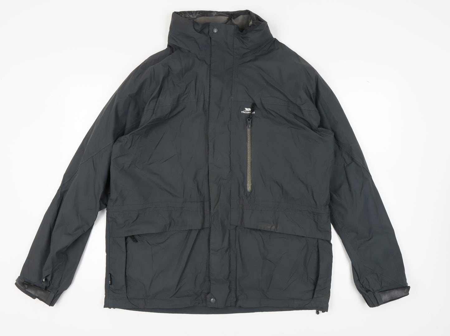 Trespass Men's Black Windbreaker Jacket L