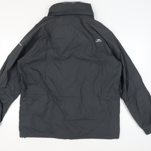 Trespass Men's Black Windbreaker Jacket L