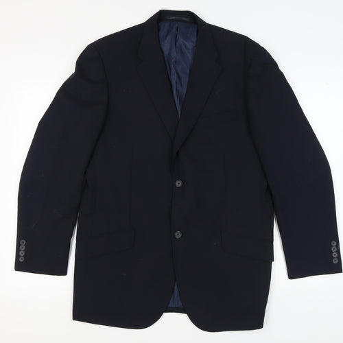Moss Men's Blue Blazer 42R Regular Fit