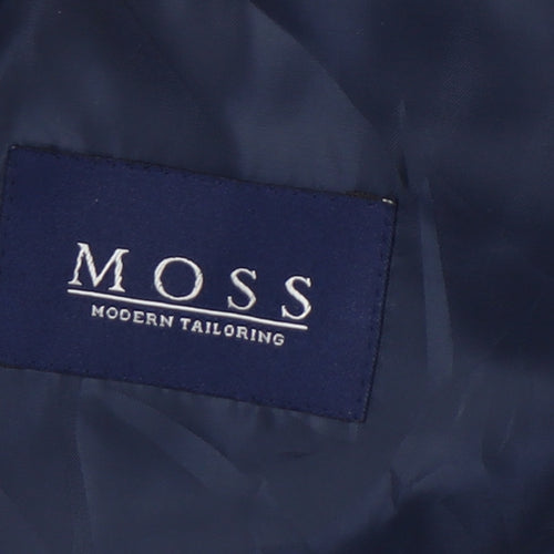 Moss Men's Blue Blazer 42R Regular Fit