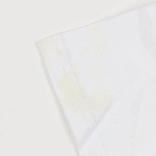 McKenzie Girls 5-6yrs White Cotton T-Shirt with Logo