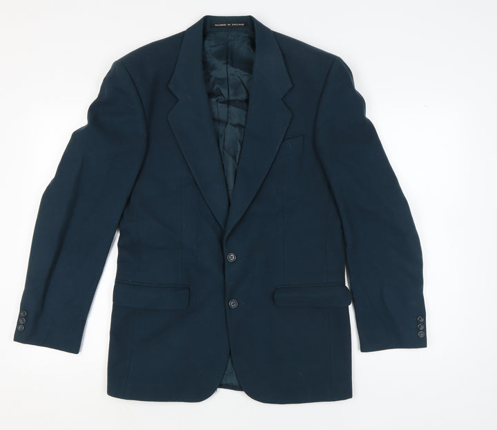 Centaur Men's Blue Long Blazer Jacket Size 38L