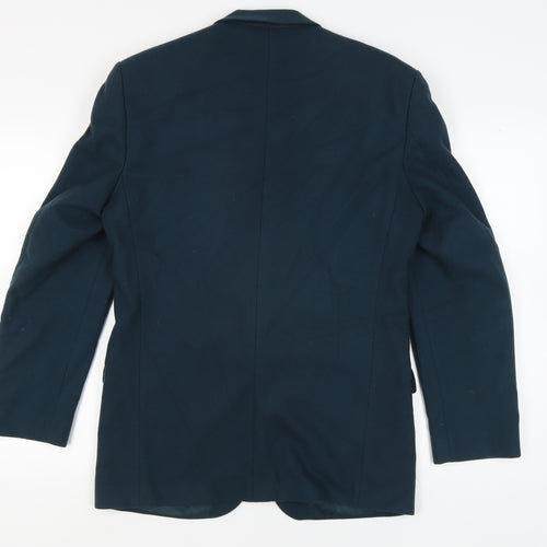 Centaur Men's Blue Long Blazer Jacket Size 38L