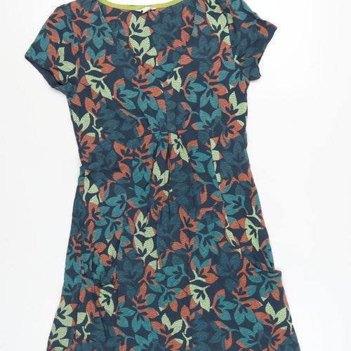 White Stuff Women's Multicoloured Floral Dress Size 8