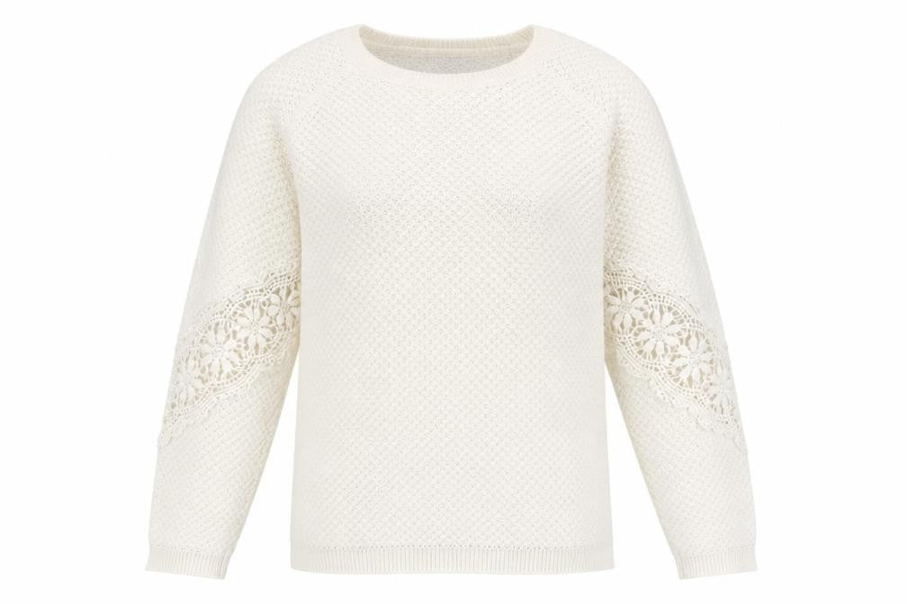 Front view of RJR.John Rocha Women's White jumper, size 12