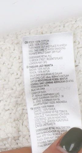 RJR John Rocha Women's White Pullover Jumper Size 12