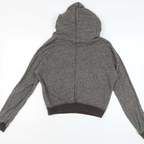 Nike Women's Grey Hoodie - Size S, Hooded, Activewear