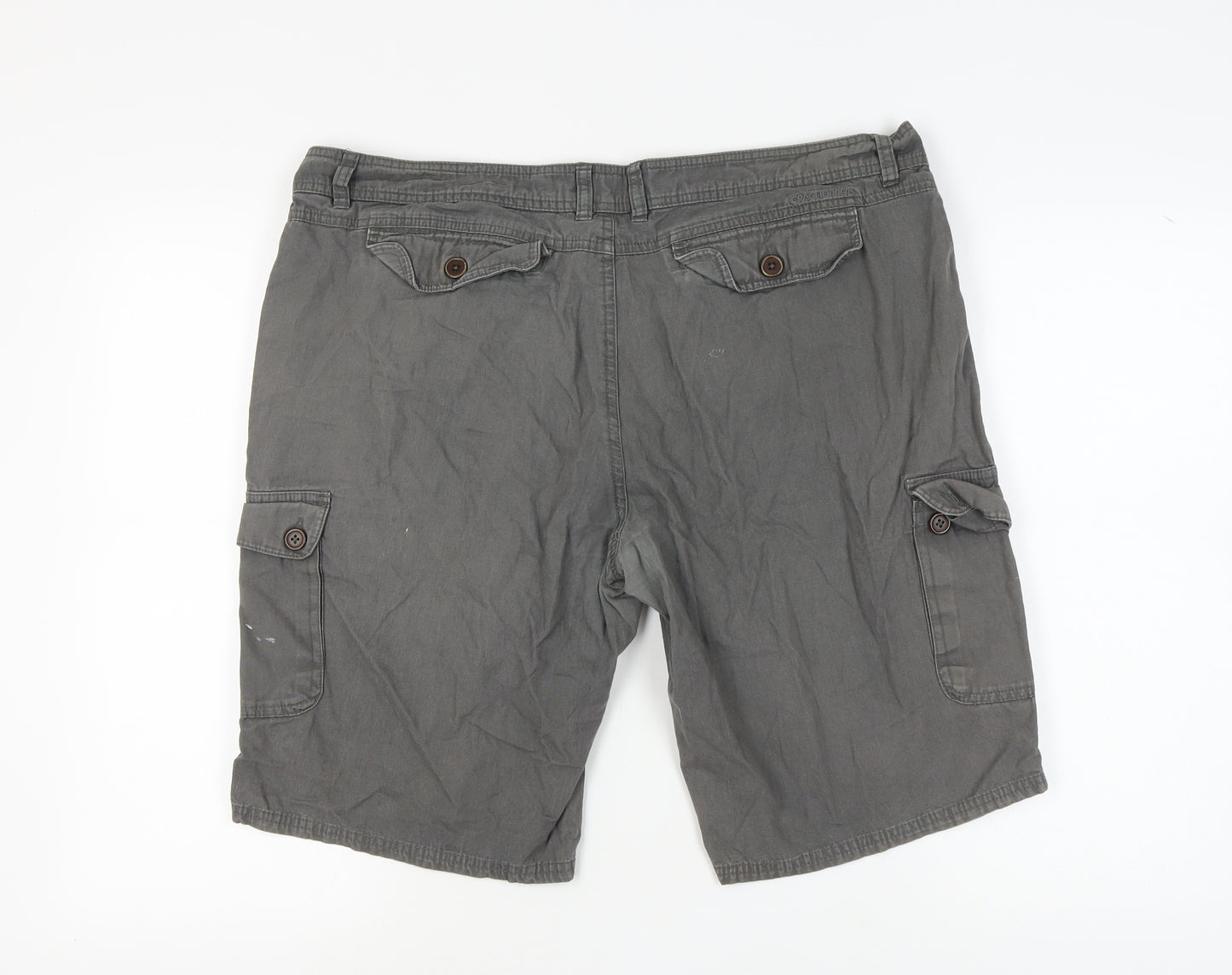 Craghoppers Men's Grey Cargo Shorts Size 40