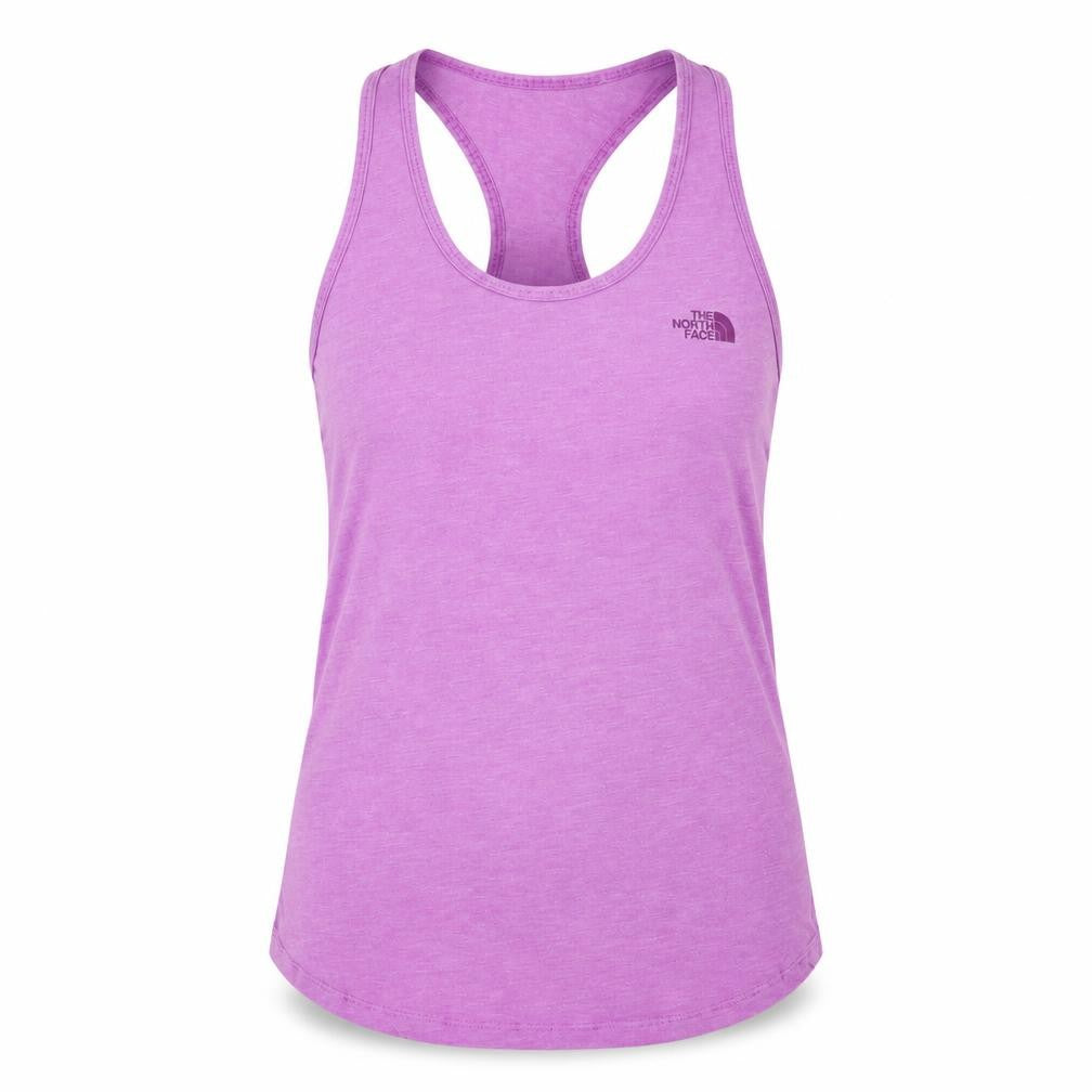 Front view of The North Face Women's Purple Tank Top S