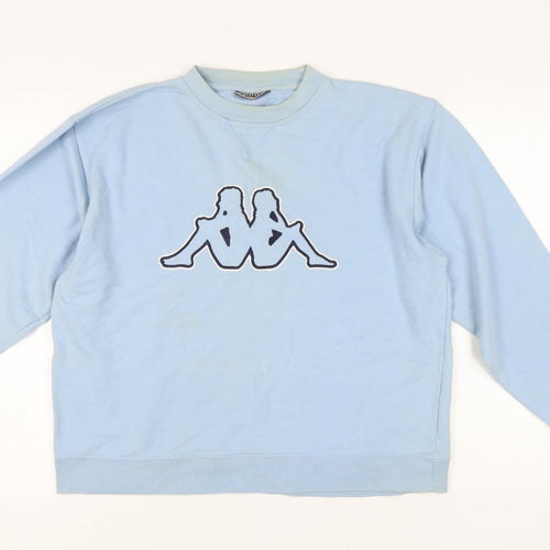 Kappa Blue Unisex Medium Pullover Sweatshirt