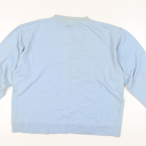 Kappa Blue Unisex Medium Pullover Sweatshirt