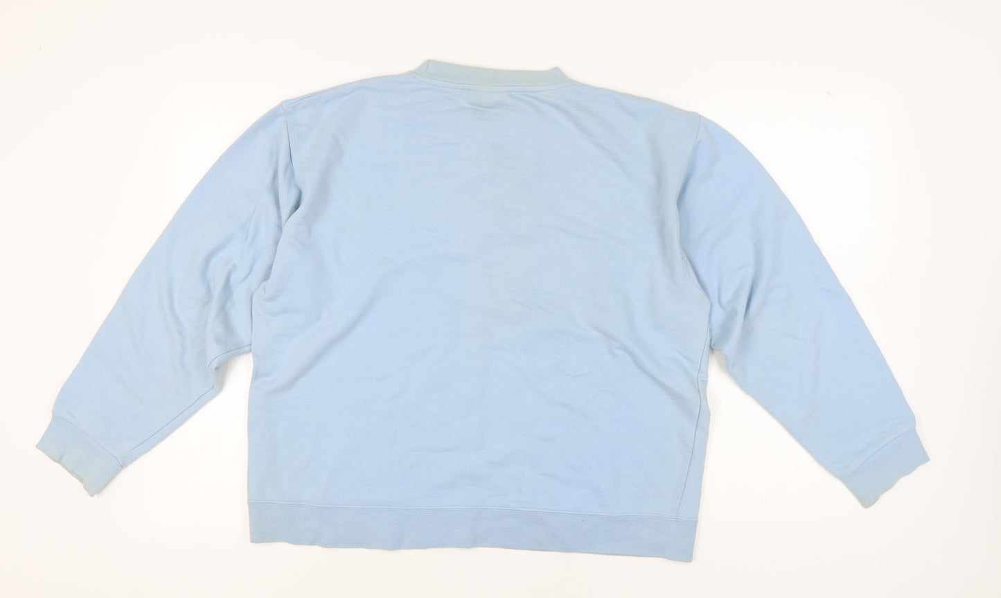 Kappa Blue Unisex Medium Pullover Sweatshirt