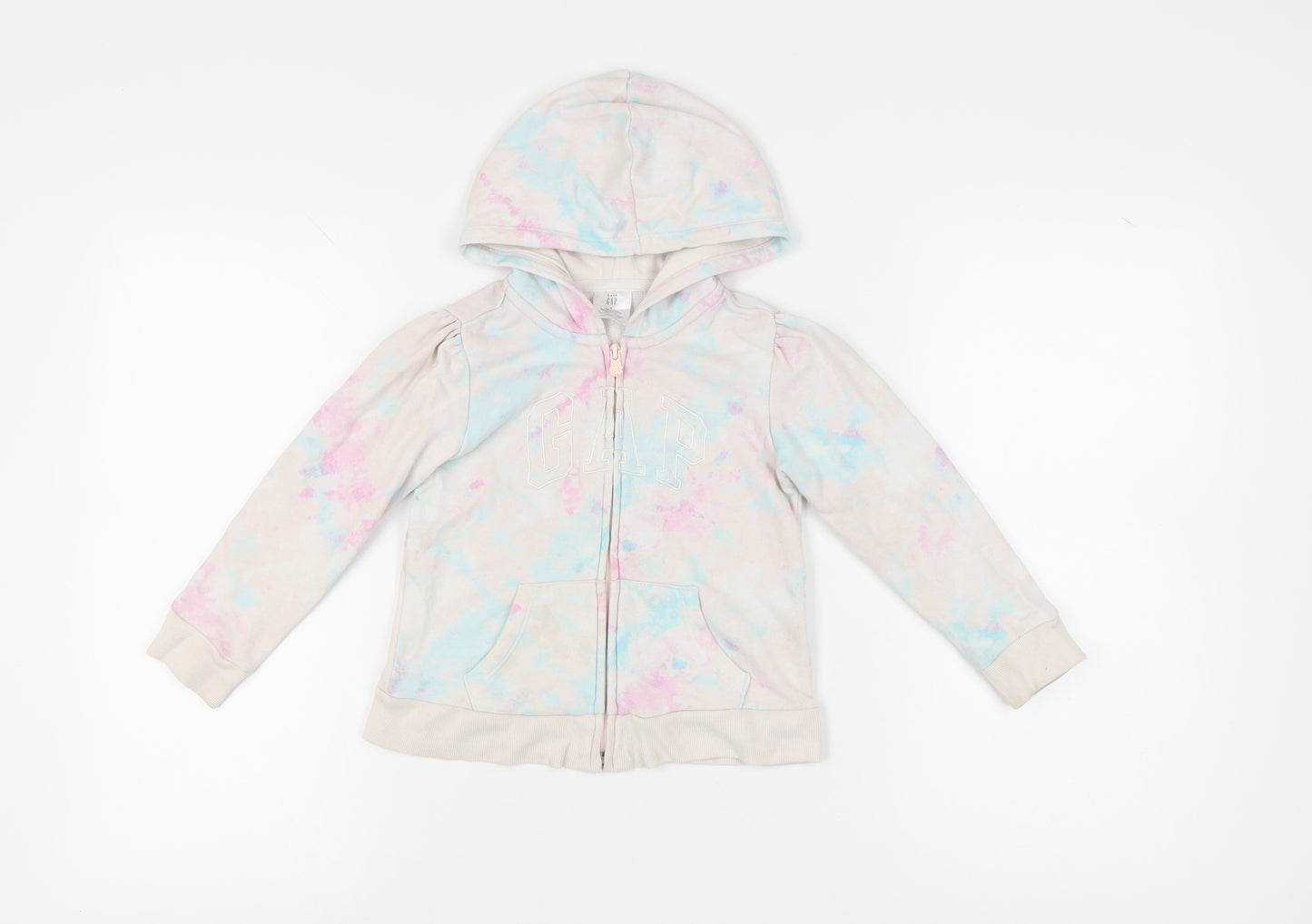 Gap Girls Multicoloured Full Zip Hoodie, Size 5 Years